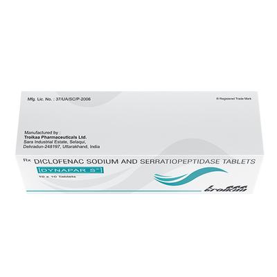 Dynapar S Tablet 10'S - Pain relief-Nsa