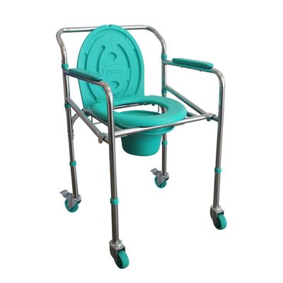 Tynor Commode Chair With Wheels 1's - Wheelchairs & Walking Sticks