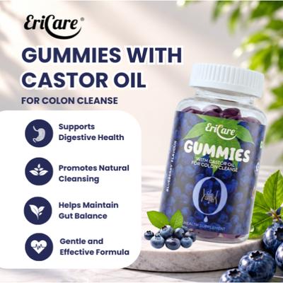 Ericare Colon Cleanse Gummies 30 s - Digestive Health