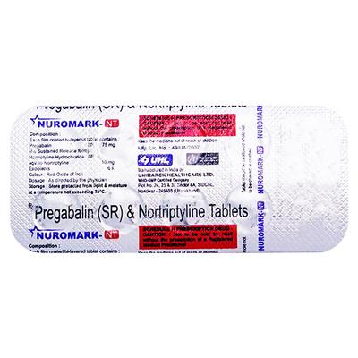 NUROMARK NT Tablet 10's - Neuropathic Pain-Dru