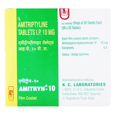 AMITRYN 10 Tablet 30's - Depression-Ant