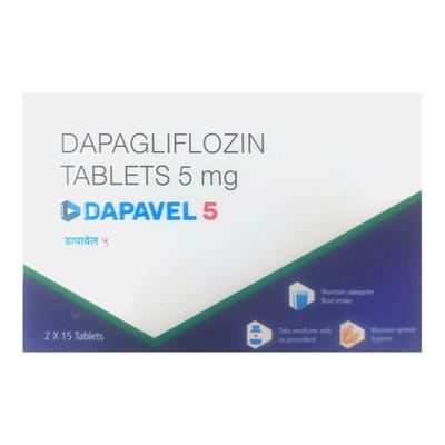 DAPAVEL 5 Tablet 15's - Diabetes-Ant
