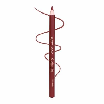 Matt Look Colorite Lip Contour, Lighweight Application, Rich Ruby-16 0.9 gm - Lip Liners