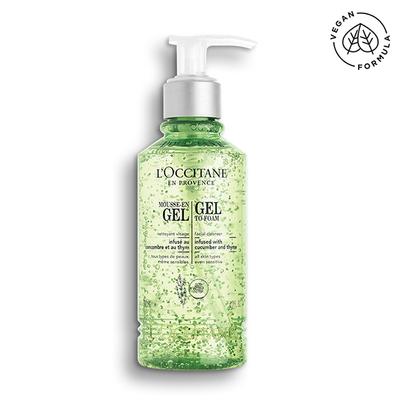 L'Occitane Gel-To-Foam Face Cleanser 200 ml - Face Wash & Cleansers