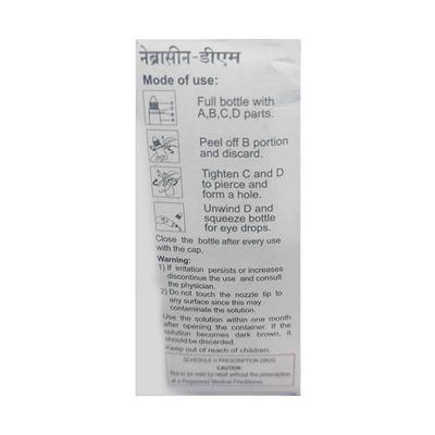 Nebracin DM Ophthalmic Solution 10ml - Eye conditions-Eye