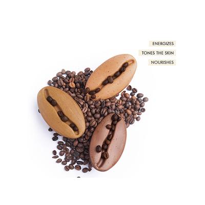 mCaffeine Set of Signature Coffee Bathing Bar Soaps - Espresso, Cappuccino & Latte 300 gm - Shower Gels & Body Wash