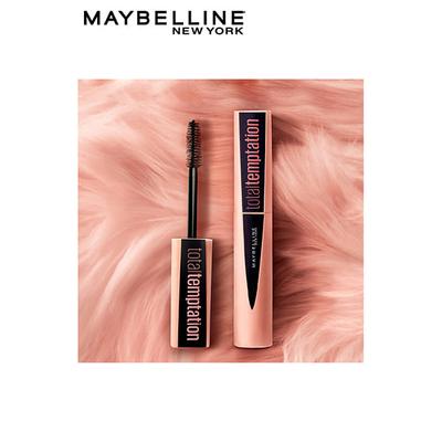 Maybelline New York Total Temptation Masacara, Blackest Black (Washabale) 8.25 gm - Mascaras