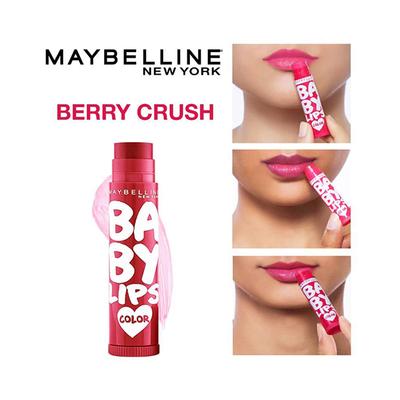 Maybelline New York Baby Lips Lip Balm, Berry Crush 4 gm - Lip Balms