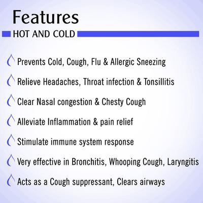 Keya Seth Aromatherapy Hot and Cold-Congestion Reliever 10 ml - Essential Oils