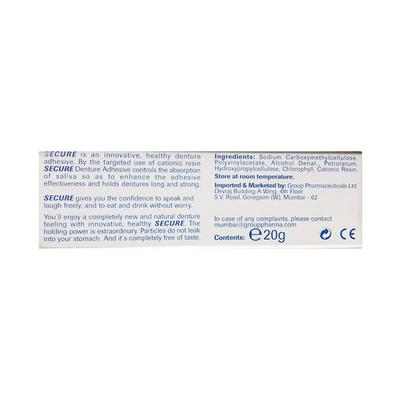 Secure Adhesive Powder 20gm - Oral Care - P-Mou