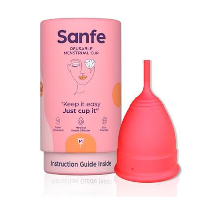 Sanfe Reusable Menstrual Cup - Medium - Menstrual Cups