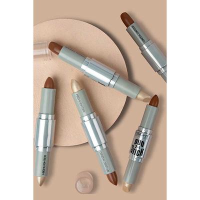 Insight Cosmetics Make Up Essentials Duo 2 in 1 Stick Conceal Contour + Highlighter-02 Coffee 8.5gm - Highlighters & Illuminators