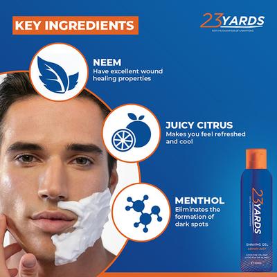 23 Yards Shaving Gel for Men 100 ml - Shaving Gels