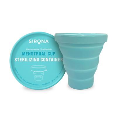 Sirona Microwable & Collapsible Menstrual Cup Sterilizing Container - Menstrual Cups
