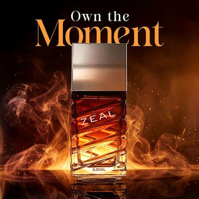 Ajmal Zeal Eau De Parfum Fresh Citrus Long Lasting Premium Perfume for Men - Perfumes (Edt/Edp)