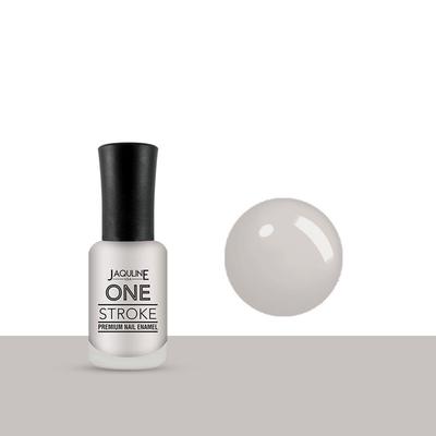 Jaquline USA One Stroke Premium Nail Enamel Silver Sand J01 8 ml - Nail Polish