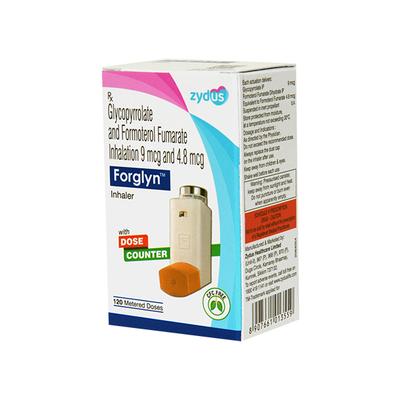 FORGLYN with Dose Counter Inhaler 120md - Asthma/COPD-Ast