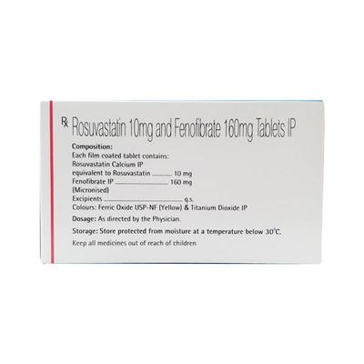 Lipigo F 10mg Tablet 10'S - High Cholesterol-Dys