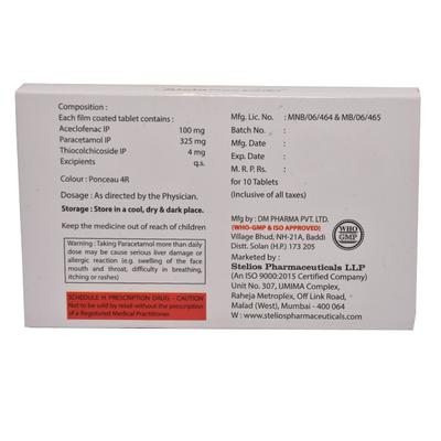 STELONAC MR Tablet 10's - Pain relief-Nsa