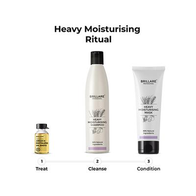 Brillare Heavy Moisturising Shampoo For Dry, Frizzy Hair 300 Ml - Shampoos