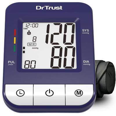 Dr Trust USA iCheck Connect BP Monitor (118) - Blue - Blood Pressure Monitor Device