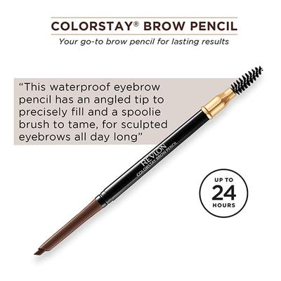 Revlon Colorstay Brow Pencil - Dark Brown 0.35 Gm - Eyebrow Pencils & Enhancers