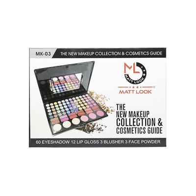 Matt Look The New Makeup Collection & Cosmetics Guide Multicolour Palette - 01 59.5 gm - Face Palettes