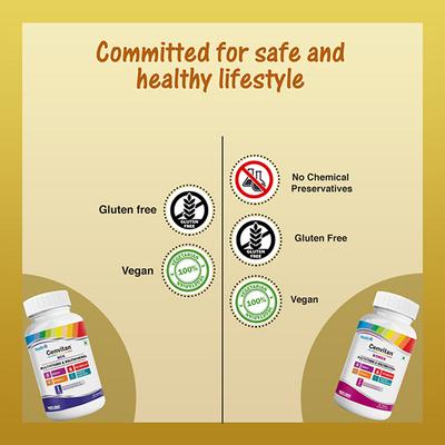 Healthvit Cenvitan Multivitamins & Multiminerals Men + Women Combo -Tablets 60's - Multi-Vitamins