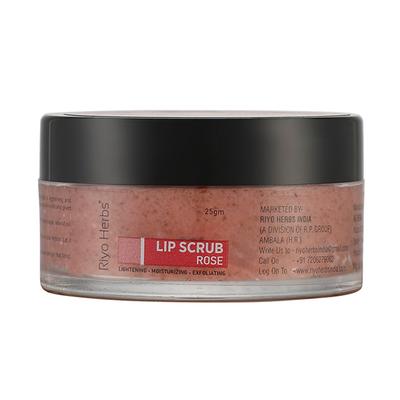 Riyo Herbs Rose Lip Scrub - Rose 25 gm - Lip Scrubs