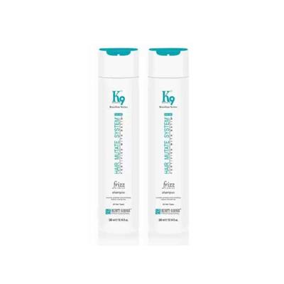 Beauty Garage Brazilian Series K9 Frizz Shampoo (Pack of 2 x 300 ml) - Shampoos