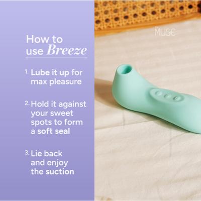 MyMuse Breeze Suction Tech Personal Massager 1's - Intimate Tools & Accessories