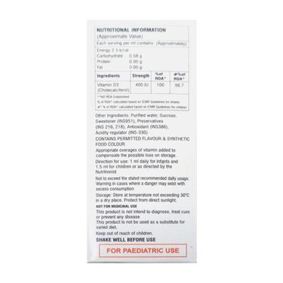 Stamina D3 Drops 30ml - Supplements-Vit