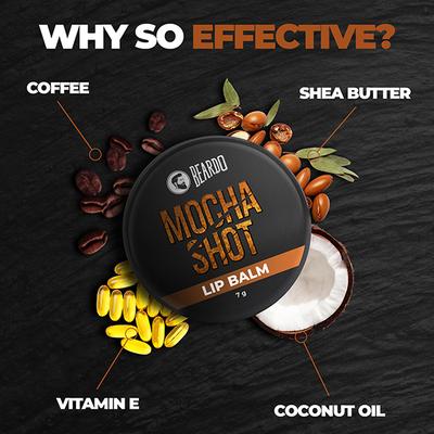 Beardo Mocha Shot Lip Balm 7 gm - Lip Balms