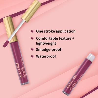 MyGlamm Ultimatte Long Stay Matte Liquid Lipstick-Plum Goddess 2.5 ml - Lipsticks