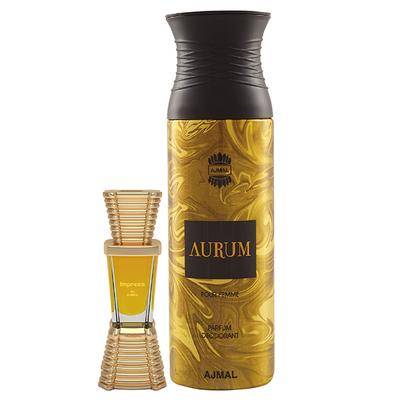 Ajmal Impress Concentrated Perfume Oil Citrus And Aurum Femme Deodorant Fruity Floral Fragrance 210 ml - Perfumes (Edt/Edp)