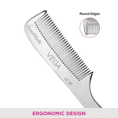 Vega Aluminium Comb (Ac - 03) - Hair Combs