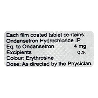 ONDET 4mg Tablet 10's - Ulcer/Reflux/Flatulence-Aaa