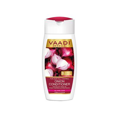 Vaadi Herbals Onion Conditioner for Hair Fall Control & Hairgrowth With Wheat Protein 110 ml - Conditioners
