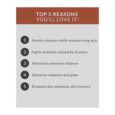 Raw Nature Face Wash - Red Volcanic Clay 100 gm - Face Wash & Cleansers