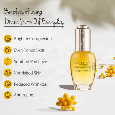 L'Occitane Immortelle Divine Youth Oil 15 ml - Face Oils