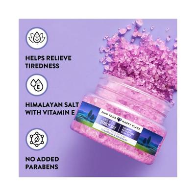 Find Your Happy Place Under The Starlit Sky Bath & Foot Soak Salt Chamomile & Rosemary 250 gm - Bath Salts