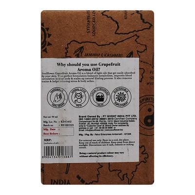 Soulflower Lemongrass Peppermint Refreshing Aroma Massage Oil 90 ml - Massage Oils