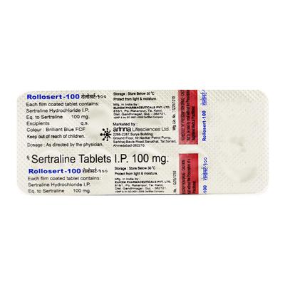 ROLLOSERT 100mg Tablet 10's - Depression-Ant