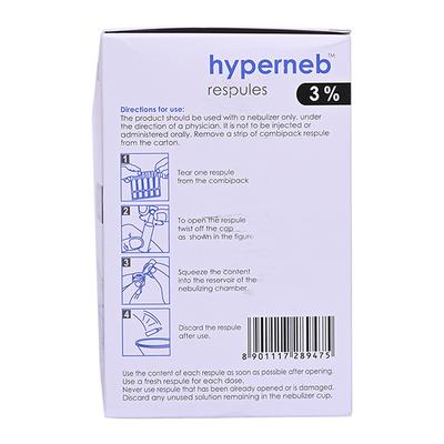 HYPERNEB 3% Respules 4ml - Asthma/COPD-Ast