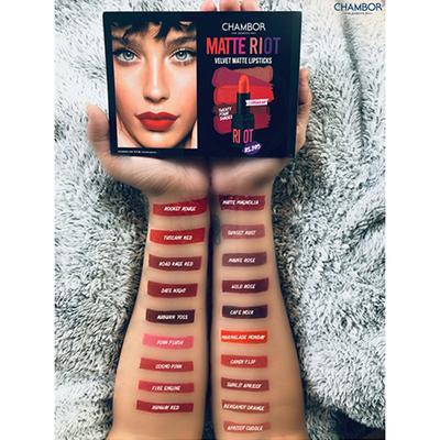 Chambor Matte Riot 252 - Cosmo Pink 4.5 gm - Lipsticks
