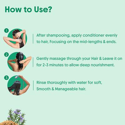 Aravi Organic Rosemary Hair Growth Conditioner - Enriched With Rosemary & Green Tea 200 ml - Conditioners