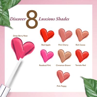 Organic Harvest Velvet Matte Liquid Lipstick - Deep Berry Rose 2.6 ml - Liquid Lipsticks