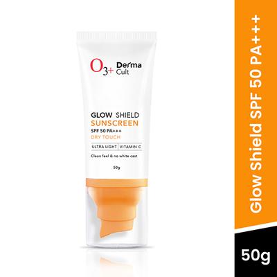 O3+ Derma Cult Glow Shield Sunscreen SPF 50 PA+++ 55 g - Body Sunscreen