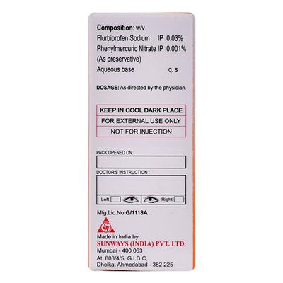Flubifen 0.03% Eye Drops 5ml - Eye conditions-Oth