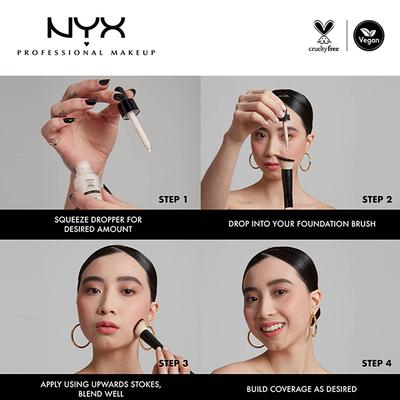 Nyx Professional Makeup Total Control Pro Drop Foundation - Caramel 13 ml - Foundation